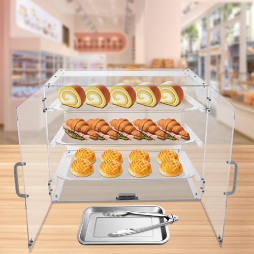 Tiers clear pastry - 3, display